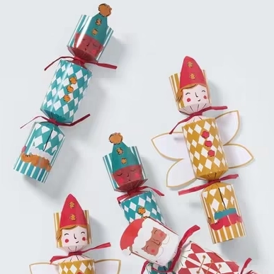 John Lewis Harlequin Mini Christmas Crackers, Pack of 6 3.webp