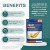 Zipvit Cod Liver Oil Capsules High Strength 1000mg + Vitamin D & A, Supports Heart, Brain, Eye Health, Eco-Friendly Resealable Pouch, 120 Softgel Capsules 3.jpg