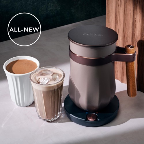 Przejdź do produktu Hotel Chocolate Drinking Chocolate Velvetiser System with Podcup, Podglass & 10 Drinking Chocolate Single-Serves 