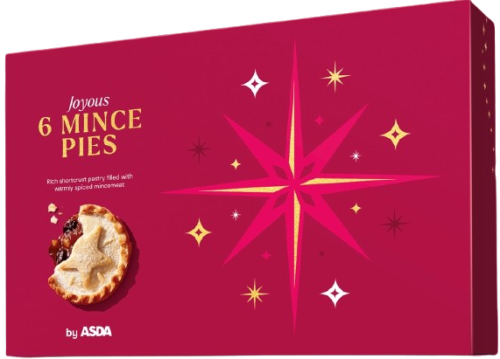 Przejdź do produktu ASDA Joyous 6 Rich Shortcrust Mince Pies 