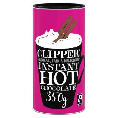 Clipper Fairtrade Instant Hot Chocolate 350g.webp