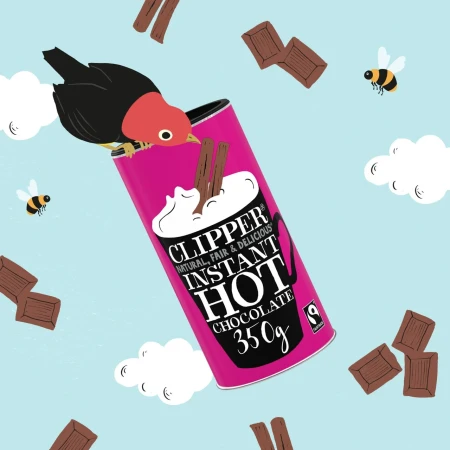Clipper Fairtrade Instant Hot Chocolate 350g 5.webp