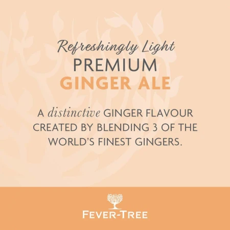 Fever-Tree Refreshingly Light Ginger Ale Cans 8 x 150ml 3.webp