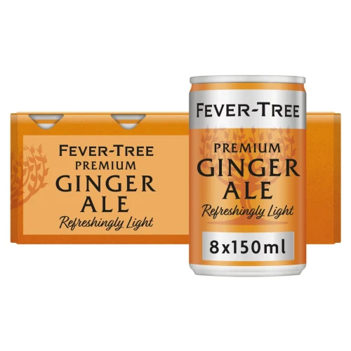 Przejdź do produktu Fever-Tree Refreshingly Light Premium Ginger Ale Cans 8 x 150ml