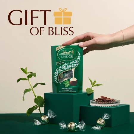 Lindt LINDOR Dark Mint Chocolate Truffles Box 3.webp