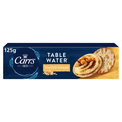 Przejdź do produktu Carr's Table Water Toasted SESAME Crackers 125g