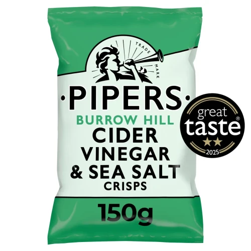 Przejdź do produktu Pipers Burrow Hill Cider Vinegar & Sea Salt Crisps 150g