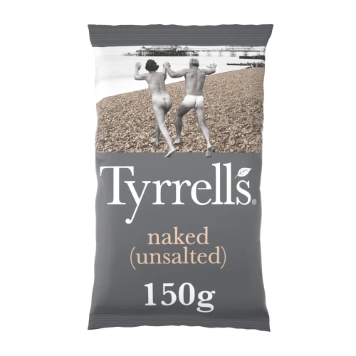 Przejdź do produktu Tyrrells Naked Unsalted Crisps 150g