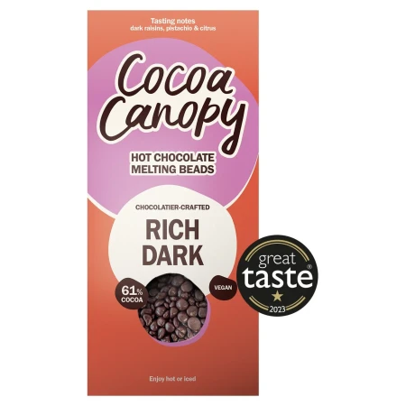 Cocoa Canopy Rich Dark Crafted Hot Chocolate Beads 225g.webp
