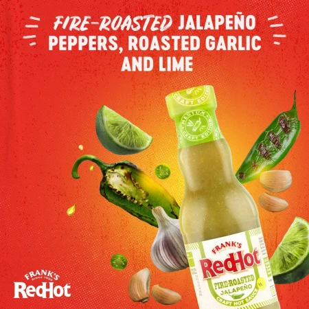Frank's RedHot Fire-Roasted Jalapeno Craft Hot Sauce 2.webp