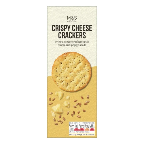 Przejdź do produktu Marks & Spencer Crispy Cheese Crackers 150g