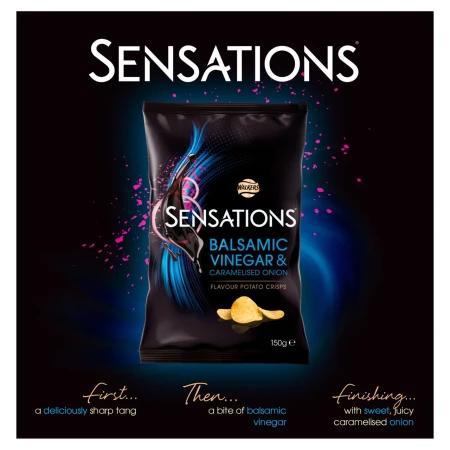 Sensations Balsamic Vinegar & Caramelised Onion Sharing Bag Crisps 4.webp