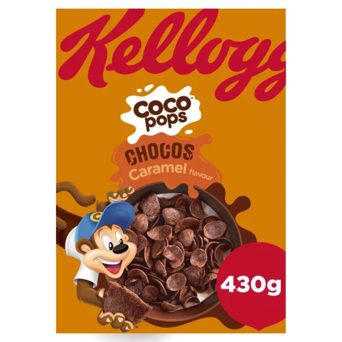 Przejdź do produktu Kellogg's Coco Pops Choccos Caramel Cereal 430g