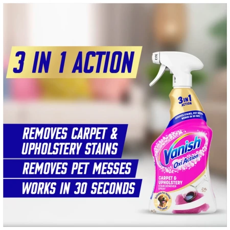 Vanish Oxi Action Carpet & Upholstery 30 Seconds Stain Remover  Spray 500ml 3.webp