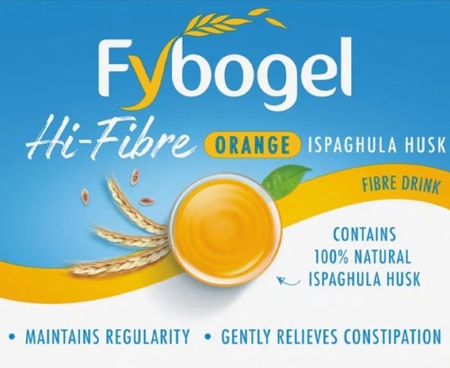 Przejdź do produktu Fybogel Hi-Fibre VARIOUS FLAVOURS 100% Natural Ispaghula Husk Fibre Drink SINGLE  - 1  Sachet