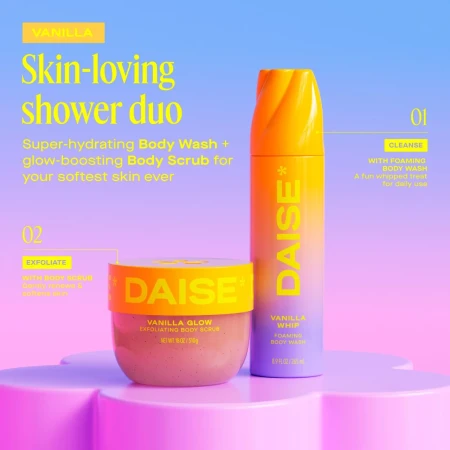 DAISE Foaming Body Wash in Vanilla Whip, Ultra Hydrating for Skin 265ml 6.webp