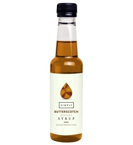 Przejdź do produktu Simply Butterscotch Flavoured Syrup, Vegan & Nut Free 250ml