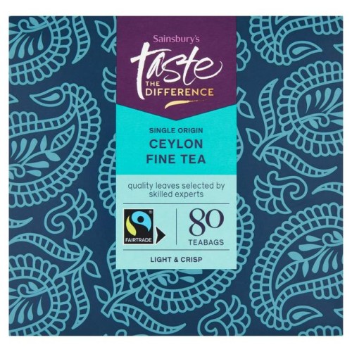 Przejdź do produktu Sainsbury's Single Origin Ceylon 80 Tea Bags