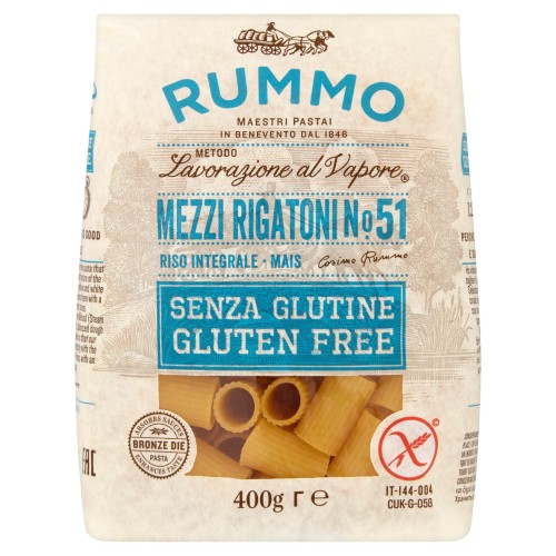 Przejdź do produktu Rummo Mezzi Rigatoni GLUTEN FREE No 51 Pasta 400g