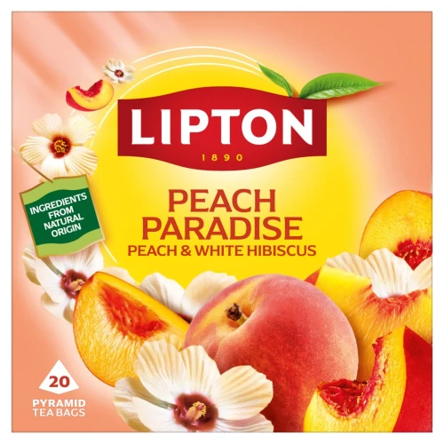 Przejdź do produktu Lipton Peach Paradise 20 Pyramid Tea Bags