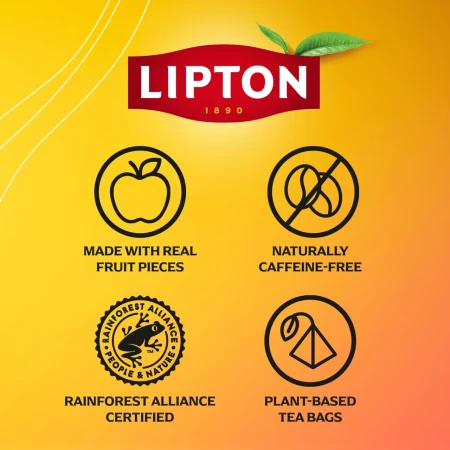 Lipton Fruit Tea Peach Paradise Tea Bags 7.webp