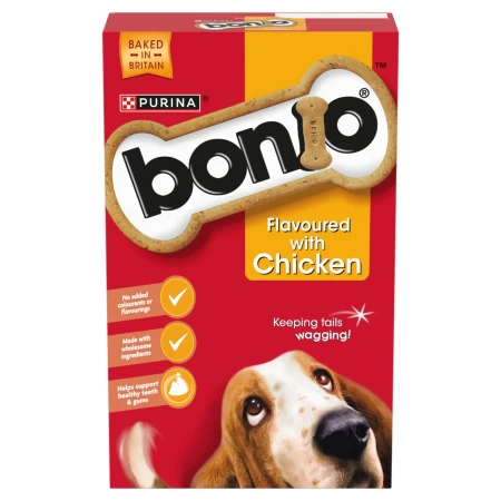 Bonio Chicken Dog Biscuits 1.webp