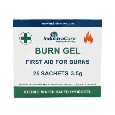 IndustraCare Burn Gel - FIRST AID FOR BURNS - 25 sachets 3.5g 2.webp