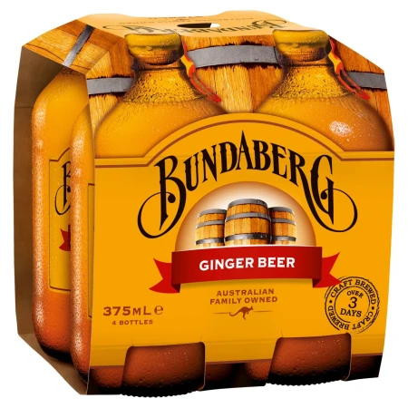 Bundaberg Australian Ginger Beer 4 x 375 - 2.webp