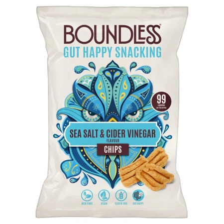 Boundless, Sea Salt and Cider Vinegar Chips, Sharing Bag 80g 2.webp