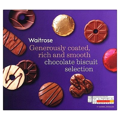 Przejdź do produktu Waitrose Chocolate Biscuit Selection 400g