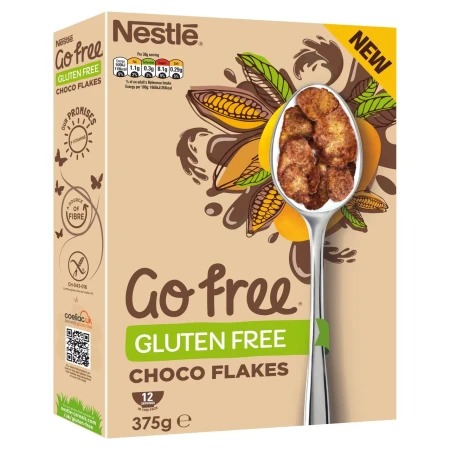 Go Free Gluten Free Chocolate Cornflakes Breakfast Cereal 2.webp