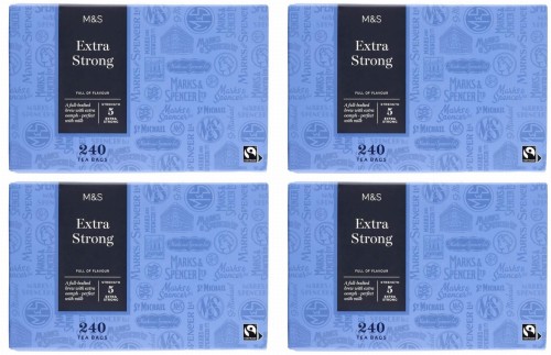 Przejdź do produktu Marks & Spencer M&S MULTIPACK Extra Strong Tea 4 x 240 Tea Bags
