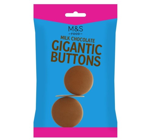 Przejdź do produktu Marks & Spencer Milk Chocolate Gigantic Buttons 150g