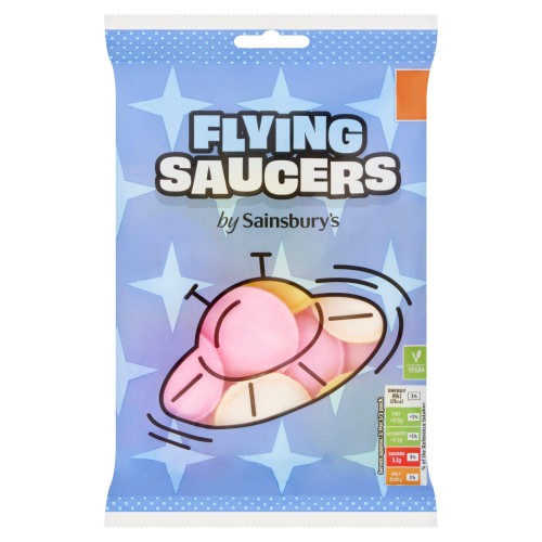 Przejdź do produktu Sainsbury's Flying Saucers Sherbet Filled Wafers 17.5g