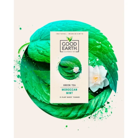 Good Earth Moroccan Mint Green Tea 15 Teabags 6.webp