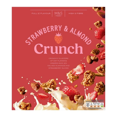 M&S Strawberry & Almond Crunch 500g.webp