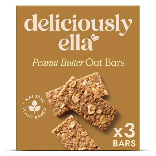 Przejdź do produktu Deliciously Ella Peanut Butter Oat Gluten Free Bars 3 x 50g