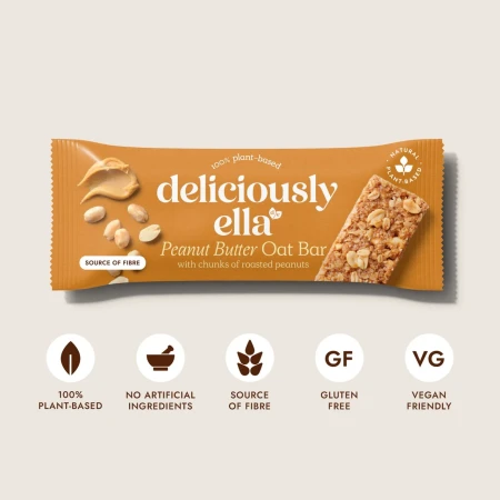Deliciously Ella Peanut Butter Oat Bar  3.webp