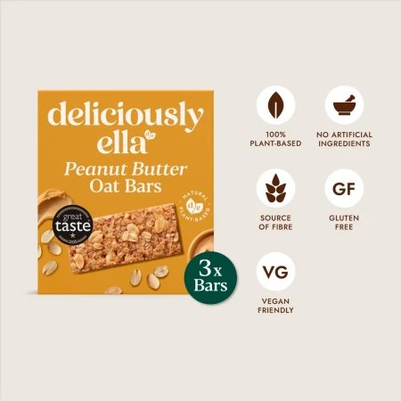Deliciously Ella Peanut Butter Oat Bar  2.webp