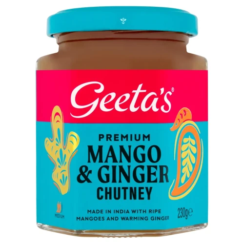 Przejdź do produktu Geeta's Premium Mango & Ginger Chutney 230g