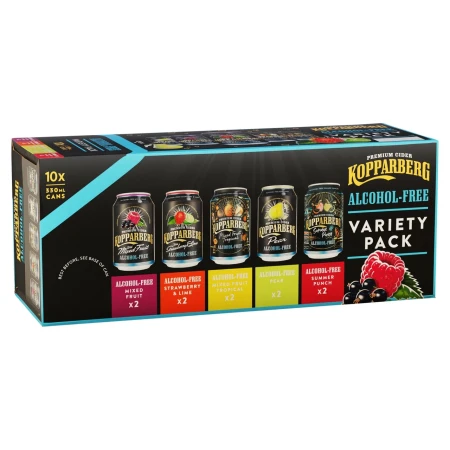 Kopparberg Alcohol Free Cider Variety Pack 10 x 330ml.webp