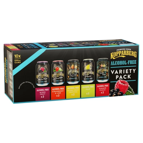 Przejdź do produktu Kopparberg Alcohol Free Cider Variety Pack 10 x 330ml