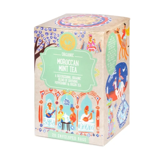 Przejdź do produktu Ministry of Tea Organic Moroccan Mint Tea 20 Enveloped Bags 