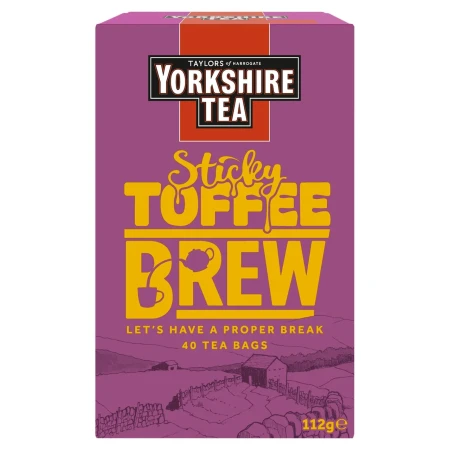 Yorkshire Tea Sticky Toffee Brew 40 Tea Bags.webp
