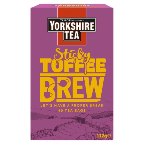 Przejdź do produktu Yorkshire Tea Sticky Toffee Brew 40 Tea Bags