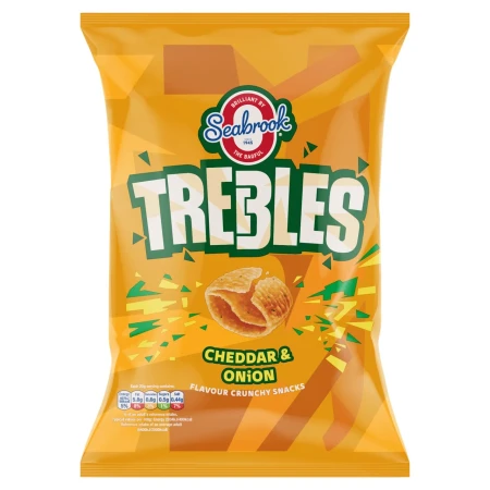 Seabrook Trebles Cheddar & Onion Sharing Bag.webp