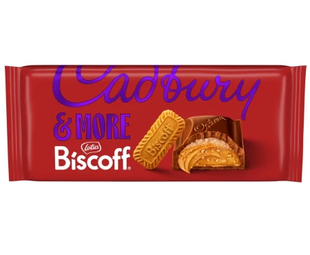 Cadbury & More Biscoff Chocolate Bar 195g.webp