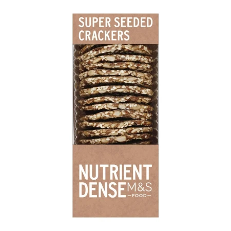 Marks & Spencer Nutrient Dense Super Seeded Crackers 130g.webp
