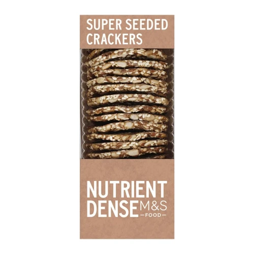 Przejdź do produktu Marks & Spencer Nutrient Dense Super Seeded Crackers 130g