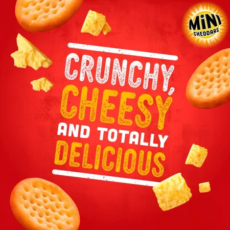 Jacob's Mini Cheddars Red Leicester Multipack Snacks 6 x 23g 2.webp